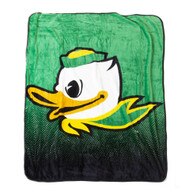 Fighting Duck, Kelly Green, Raschel, Throw